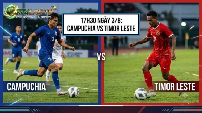 Phong độ và lịch sử đối đầu Campuchia vs Timor Leste